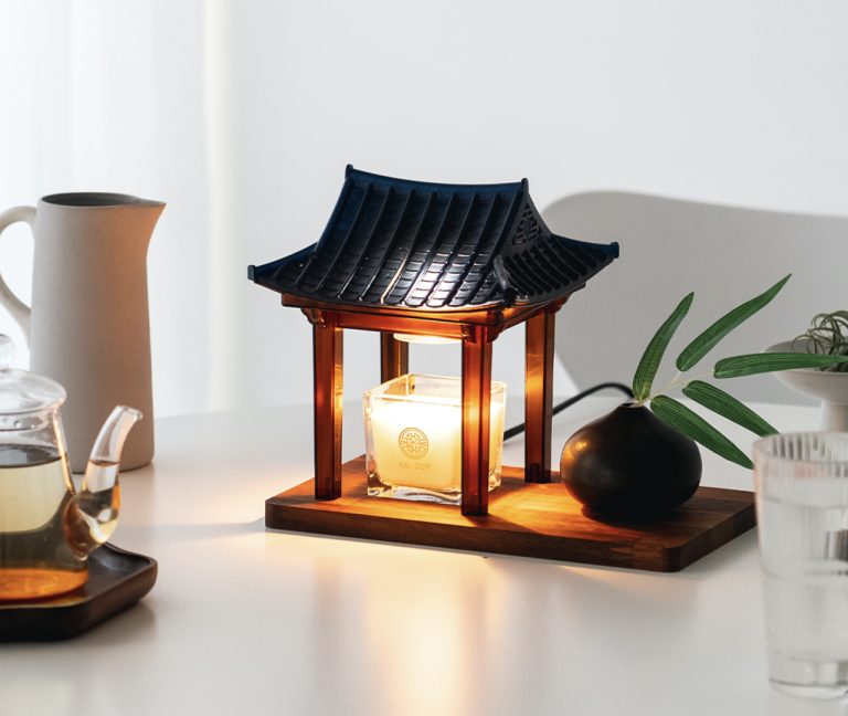 전통 기와 모양 티라이트